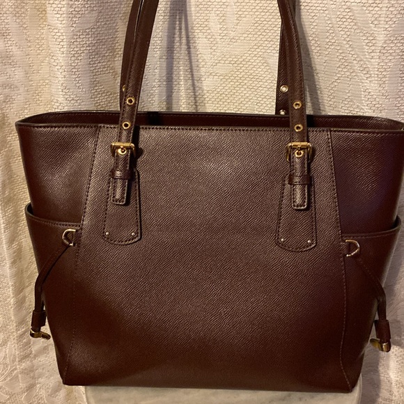 Michael Kors Burgundy Tote - Picture 6 of 12